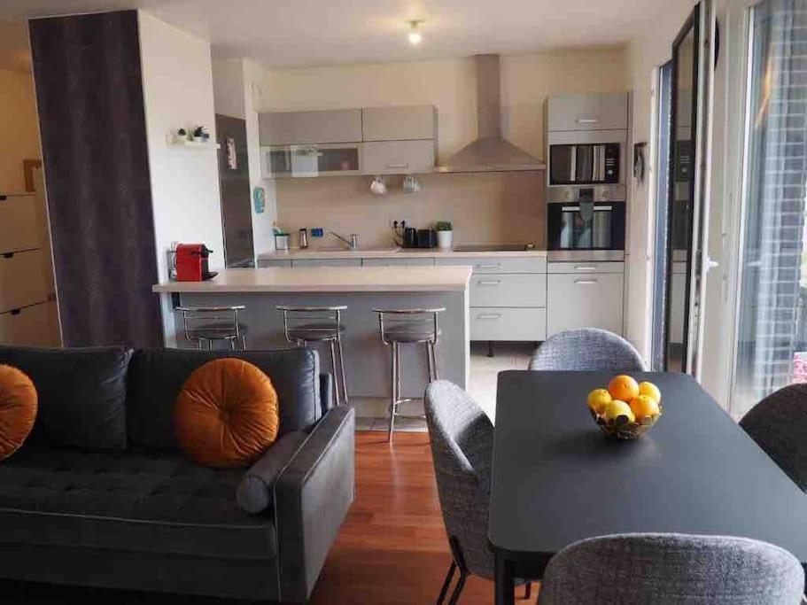 Appartement 80M2, Terrasse Sud, Metro 7 Direction Louvre A 8Minutes, Parking Sous-Sol, Proche Paris-Bercy Ivry-sur-Seine Exterior foto